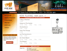 Tablet Screenshot of fau.livingroomtheaters.com